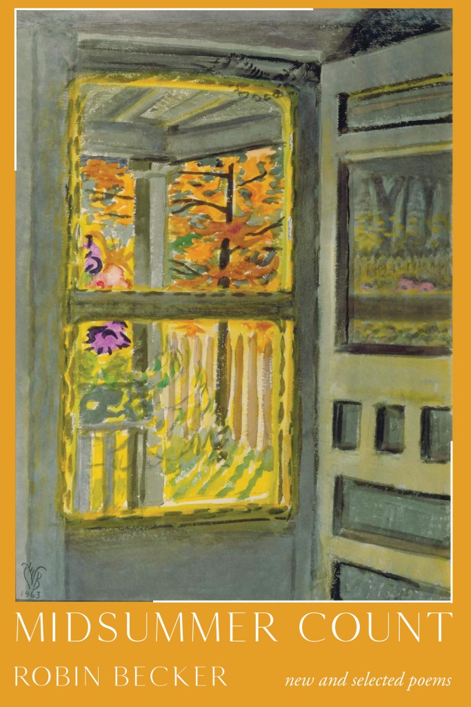 Midsummer Count book cover with an open door looking outside to trees and a fence